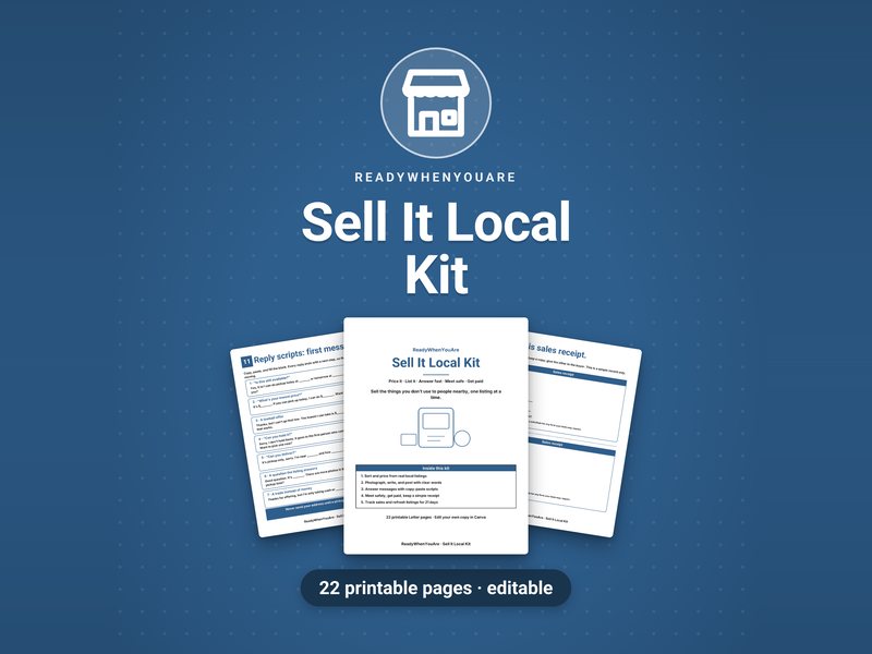 Sell It Local Kit cover